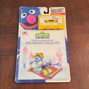 Sesame Street Scheherryzade and the Arabian Nights Cassette Tape & Book Vintage